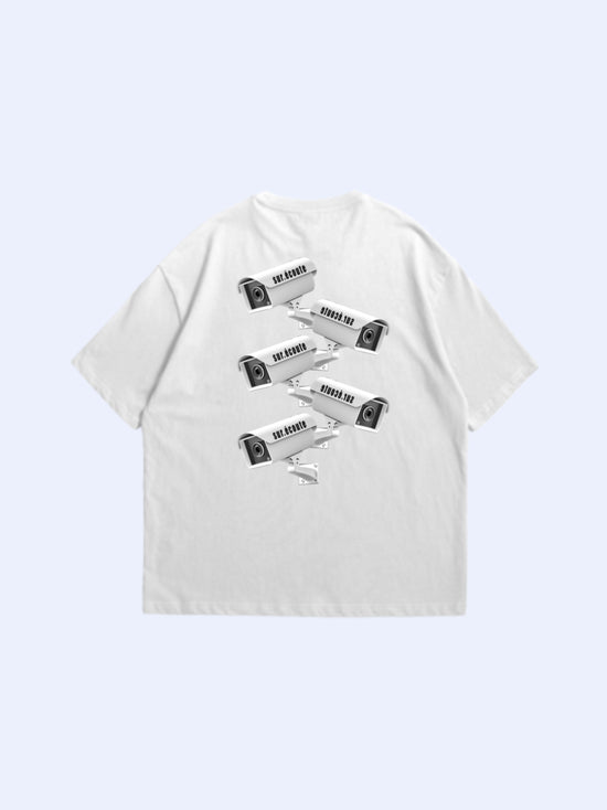 CAM'ERA WHITE TEE — t-shirt sur.écoute, photo 2
