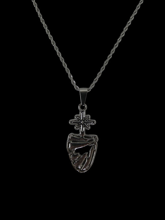 FIRST NECKLACE — collier en acier inoxydable, chaîne 45 cm, sur.écoute