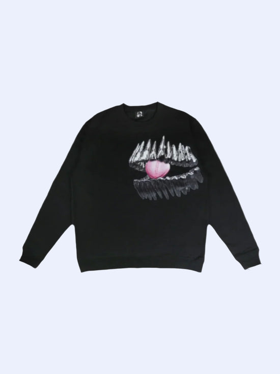 HEART ATTACK ! CREWNECK — sweat en coton biologique fait main en France, sur.écoute