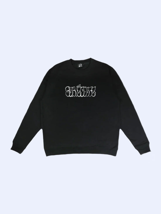 RETRO CREWNECK — sweat en coton biologique fait main en France, sur.écoute