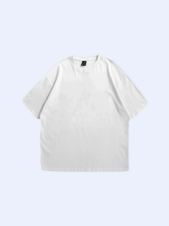 CAM'ERA WHITE TEE — t-shirt oversized en coton biologique fait main en France, sur.écoute